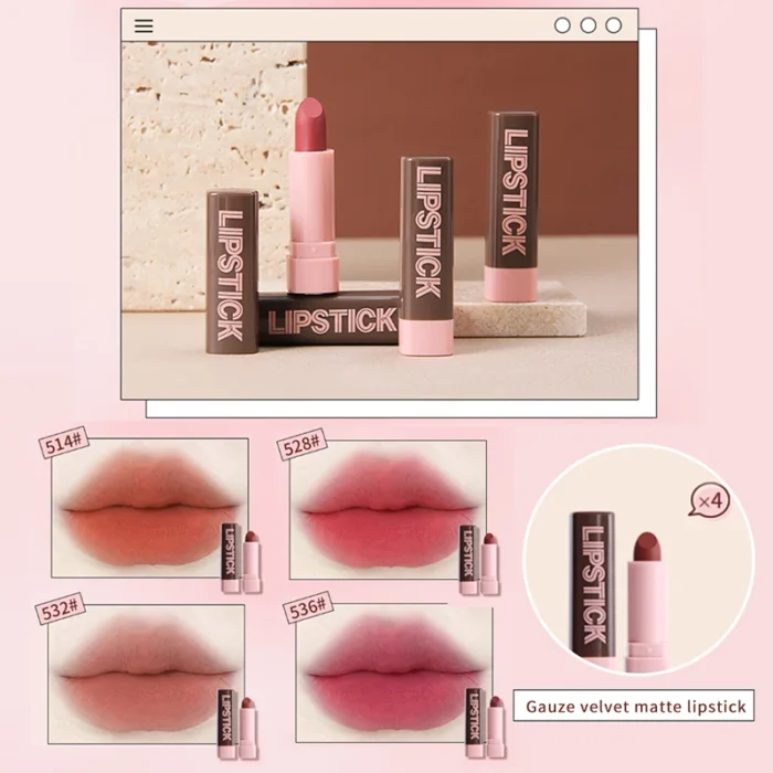 HiVi Makeup Gift Box Powder Glue Record Limited Lipstick Powder Makeup gift box set Valentine's Day gift for your wife - Image 3