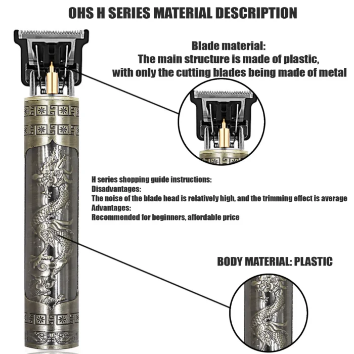 T9 Cordless Electric Hairber Shaver Hair Trimer Home Appliances Travel Barber Razors Shaving Machine for Men Trimmer Man - Image 2