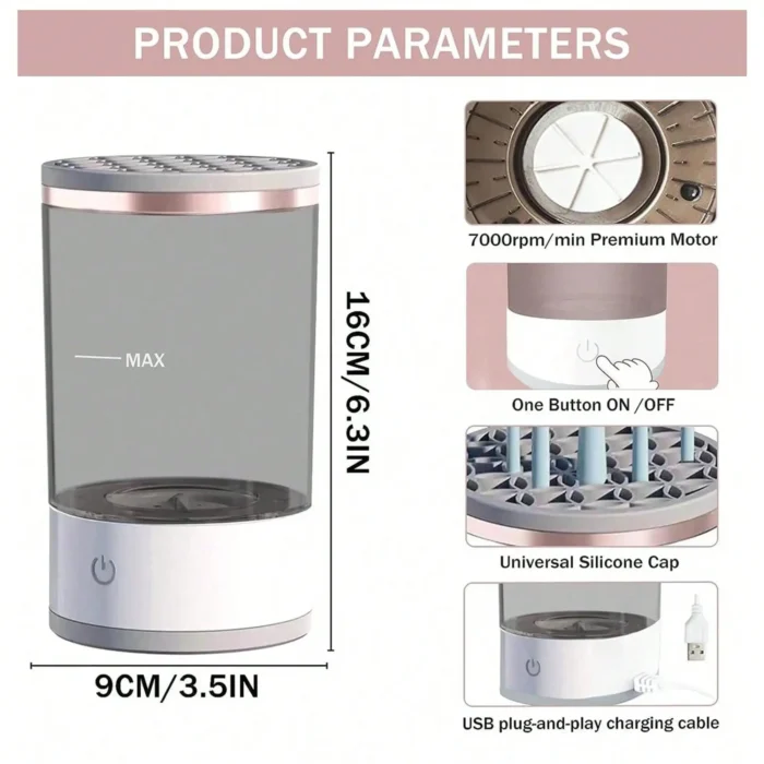 Electric Makeup Brush Cleaner Machine - Image 6