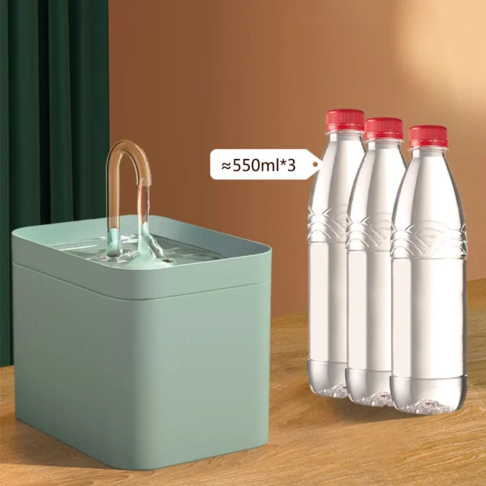 Ultra-Quiet Cat Water Fountain Filter Smart Automatic Pet Dog Water Dispenser&Burnout Prevention Pump1.5L Recirculate Filtrin - Image 4