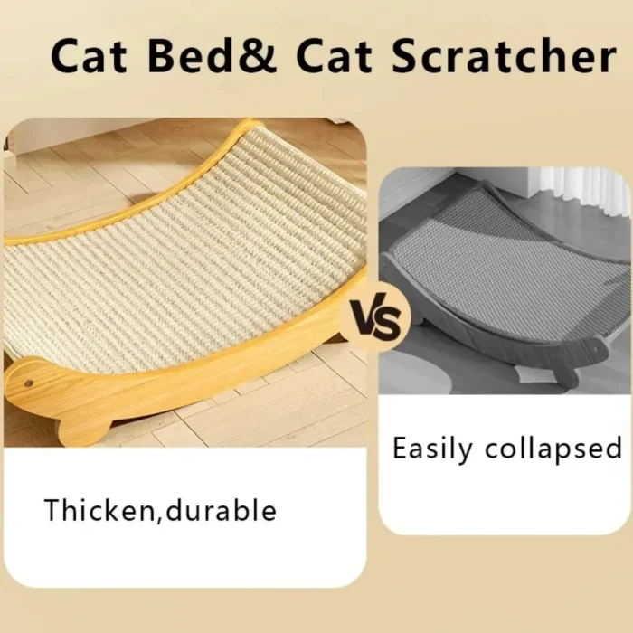 Cat Scratch Board Cat Scratching Pads Detachable Wear-resistant Multifuction Cats Sleeping Bed Kitten Grinding Cat Toys - Image 4