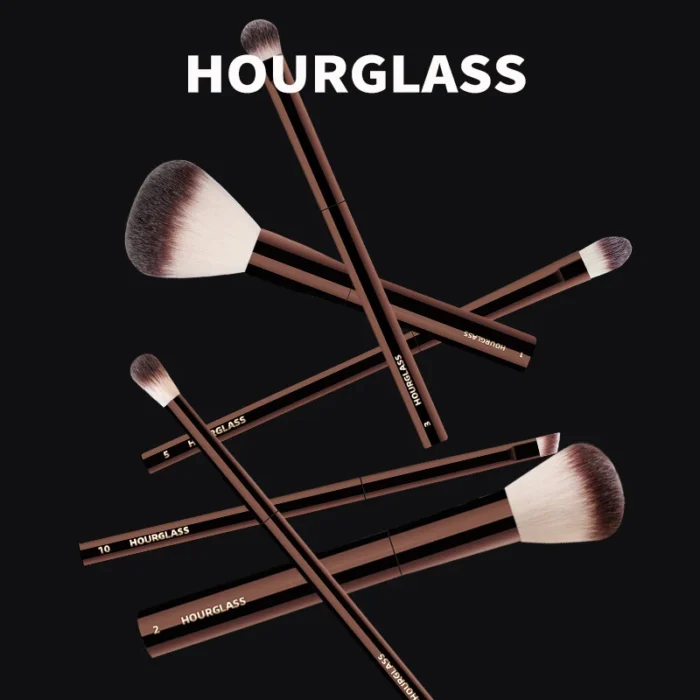 Hourglass Makeup Brush- No.15 Retractable Double-Ended Complexion Brush Soft Fiber Hair Fashion Design Single Face Brush - Image 6