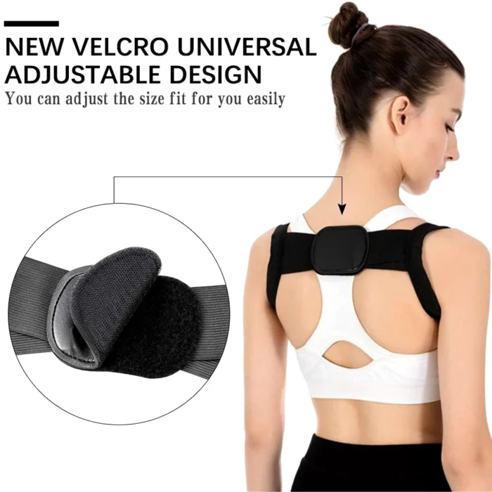 Sports Upper Back Brace Support Belt Adjustable Back Posture Corrector Clavicle Spine Back Shoulder Lumbar Posture Correction - Image 5